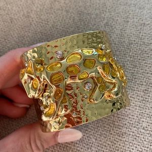 Lilly Pulitzer gold bracelet cuff